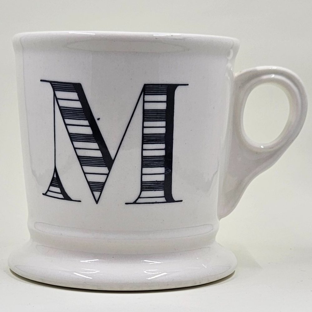 Anthropologie Monogram Mug (a.k.a. Mr. Mug) "M" (1 of 2)